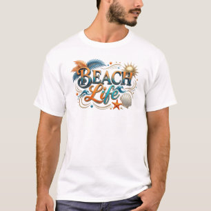 Classic BEACH LIFE Style Statement T-Shirt