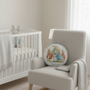 Classic Beatrix Potter Peter the Rabbit Round Cushion