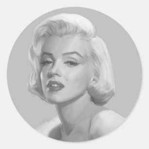 Classic Beauty Round Sticker