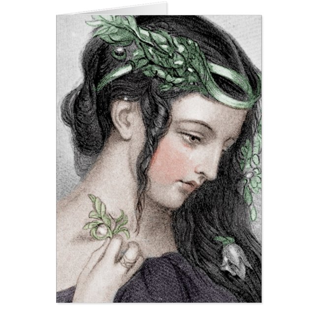 Classic Beauty With Leafy Headband (Front)