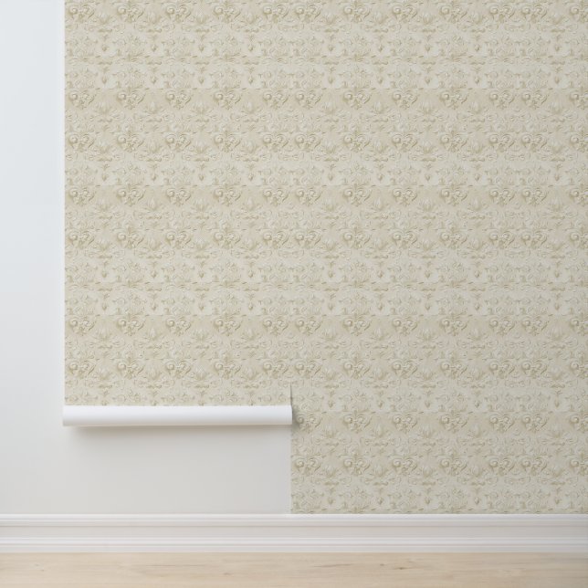 Classic beige wallpaper (Application)