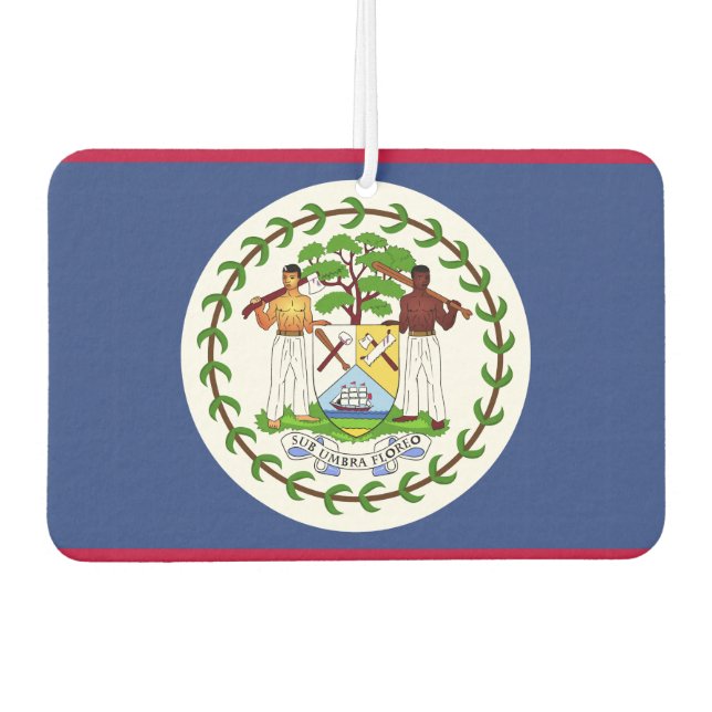 Classic Belise Flag Car Air Freshener (Front)