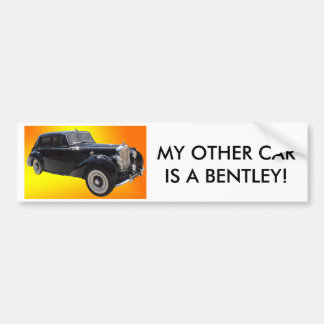 Classic Bentley bumpersticker Bumper Sticker