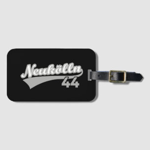 Classic Berlin Neukölln 44 City Number Luggage Tag