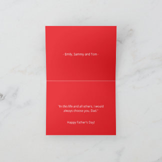 Classic Best Dad Ever Card