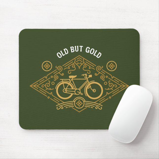 Classic Bike 2 Mouse Pad (With Mouse)