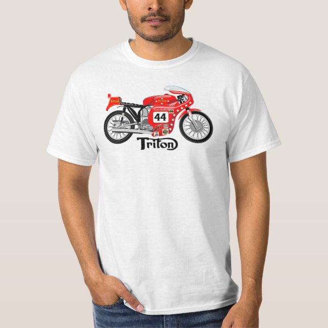 Classic biker tshirt Triton (Front)