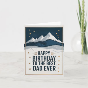Classic Birthday Card for Dad