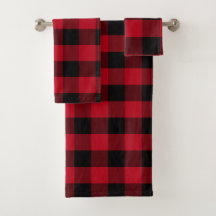 Classic Black and Red Buffalo Plaid
