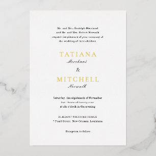 Classic Black and White Elegant Wedding