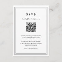Classic Black and White Elegant Wedding