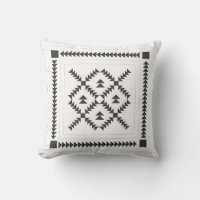 Classic Black and White Geometric Quilt Block