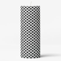 Classic black and white large dots pattern