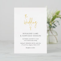Classic Black and White Modern Wedding