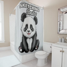 Classic Black And white Panda Art Print