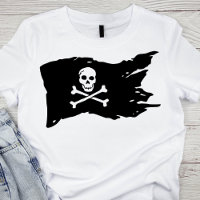 Classic Black and White Pirate Flag