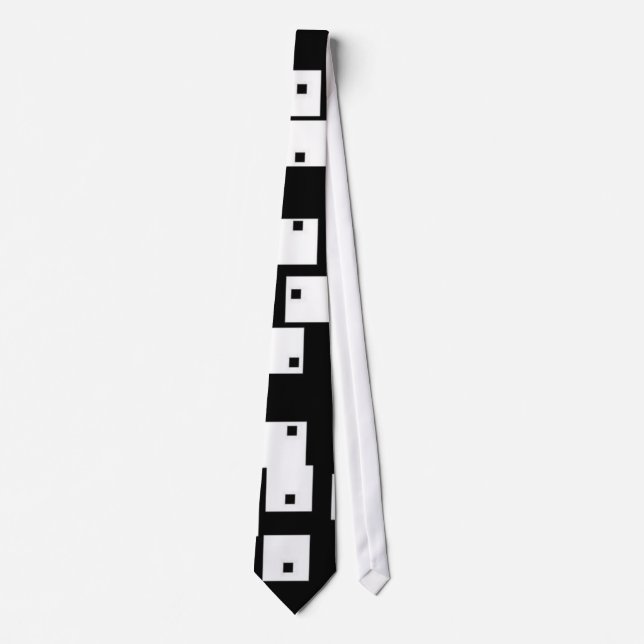 classic black and white tie (Front)