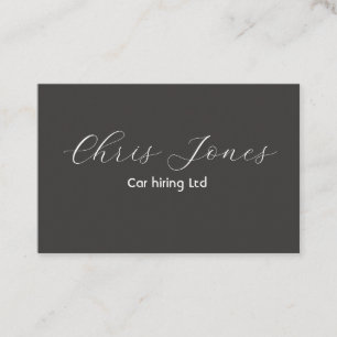 Classic black Business Card