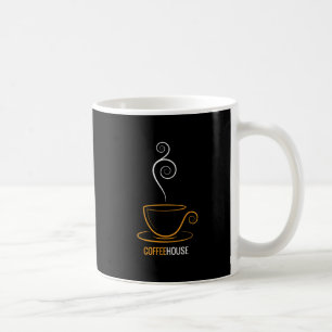 Classic Black Coffee House Mug
