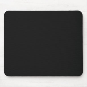 Classic Black Customisable Mouse Pad