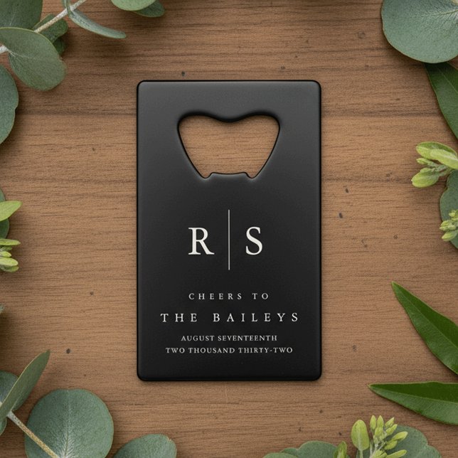 Classic Black & Ecru Monogram Wedding (Creator Uploaded)