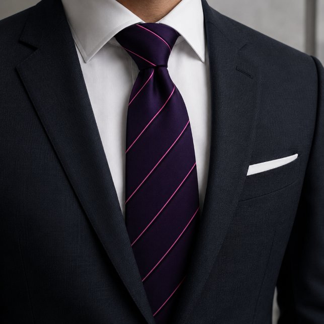 Classic Black & Gold Diagonal Stripe Tie (Creator Uploaded)