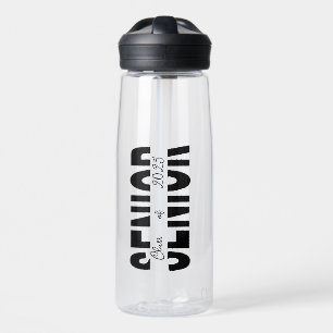 Classic black Senior custom Water Bottle