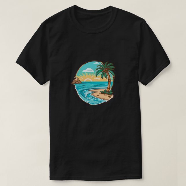 Classic Black T-Shirt (Design Front)