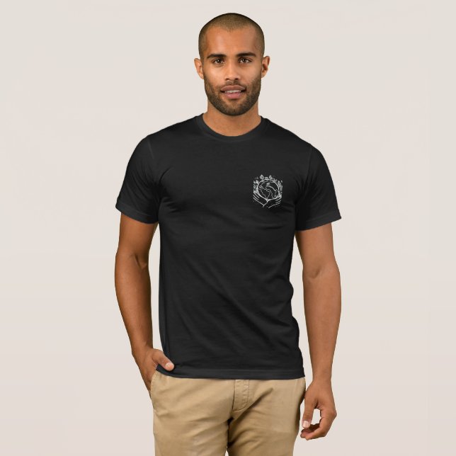 Classic black tee (Front Full)