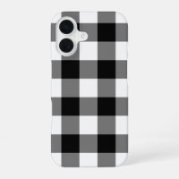 Classic Black White Buffalo Plaid