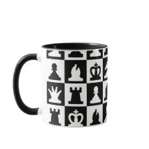 Classic Black & White Chessboard Pattern