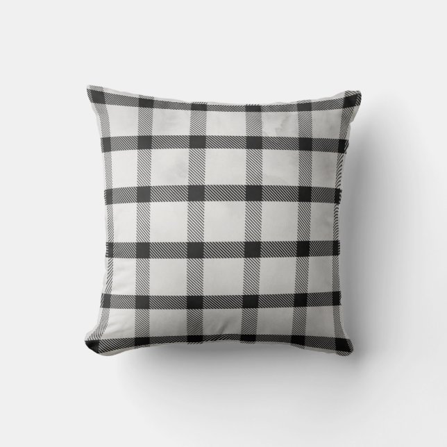 Classic Black & White Cushion (Front)