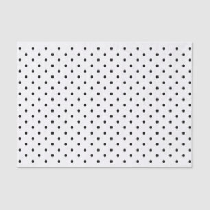 Classic Black White Polka Dots Pattern Gift Wrap Tissue Paper