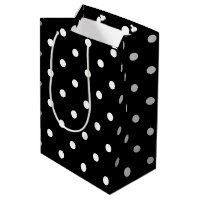 Classic Black & White Polkadots
