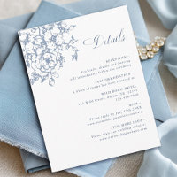 Classic Bloom Garden Dusty Blue Wedding Details