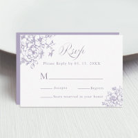 Classic Bloom Garden Lavender Wedding