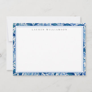 Classic Blue and White Chinoiserie Note Card