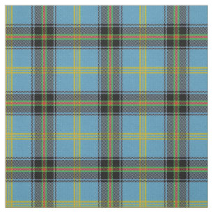 Classic Blue Clan Bell Tartan Plaid Fabric