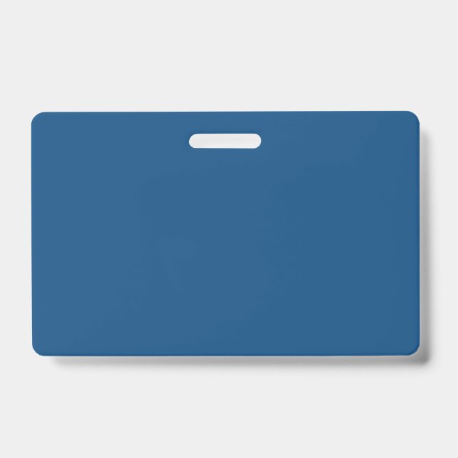 Classic Blue Colour ID Badge (Front)