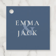 Classic Blue Elegant Serif Font modern ampersand
