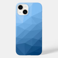 Classic blue Gradient Geometric Mesh Pattern