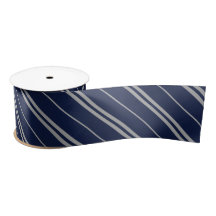 Classic Blue Grey School Stripes Pattern