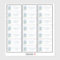 Classic Blue Hydrangea Wedding Guest Address