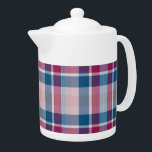 Classic Blue Red Plaid Pattern<br><div class="desc">Plaid</div>