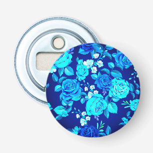 Classic Blue Rose Flowers Pattern-87600 Bottle Opener