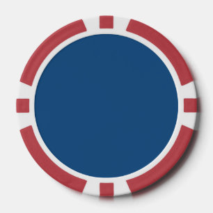Classic Blue Spring 2015 Solid Colour Poker Chips