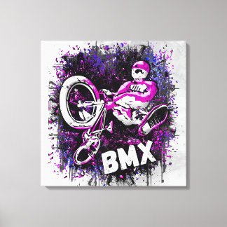 Classic Bmx Bike - Bmx Freestyle Bmx Canvas Print