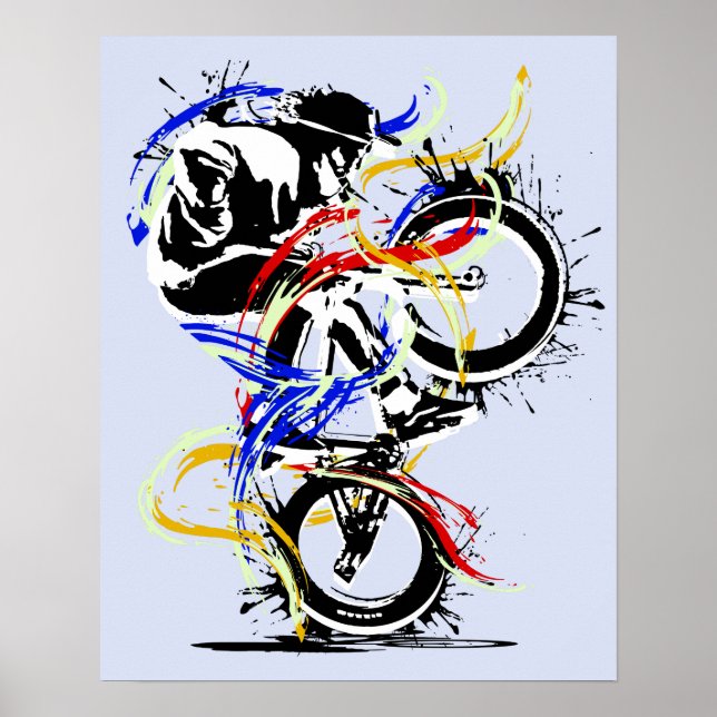 Classic BMX Poster | BMX Flatland (Front)