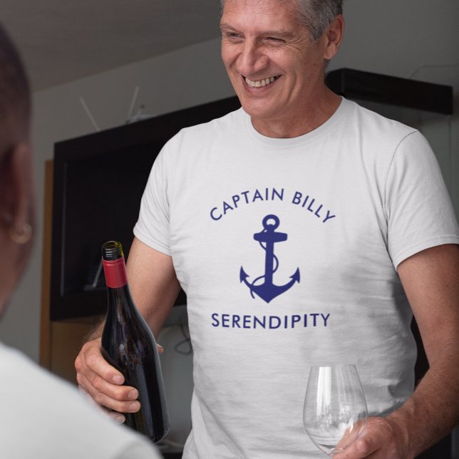 Classic Boat Anchor Captains T-Shirt (Creator Uploaded)