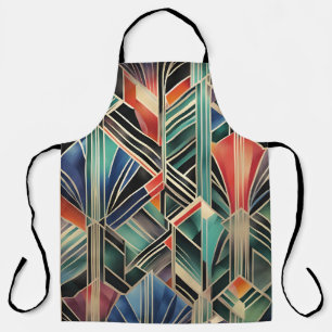 Classic Boho Jazzy Geometric  Elegant Design Apron